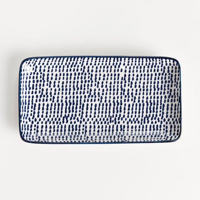 Kenneth Ludwig Chicago Stria Speckled 8" Trays, Set Of 4 For Sale - Image 4 of 5