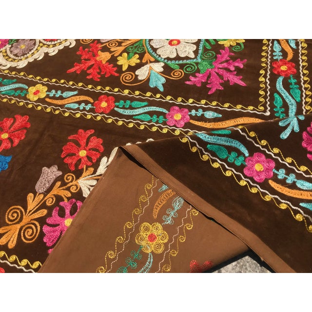 Vintage Colorful Wall Decor Textile Art For Sale In Portland, ME - Image 6 of 8