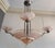 Art Deco Chandelier in Salmon-Colored Sandblasted and Polished Clear Glass from Muller Frères For Sale - Image 17 of 18
