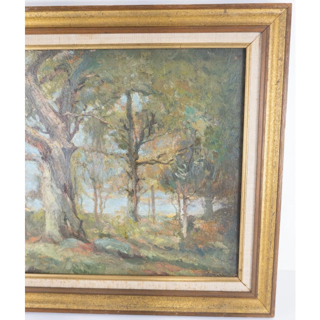 Early 20th Century American Impressionist Landscape Painting by Ernest Meyer For Sale - Image 4 of 13