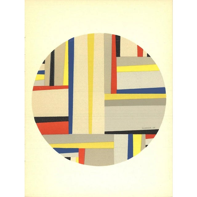 1960s 1964 Fritz Glarner 'Tondo' Lithograph For Sale - Image 5 of 5