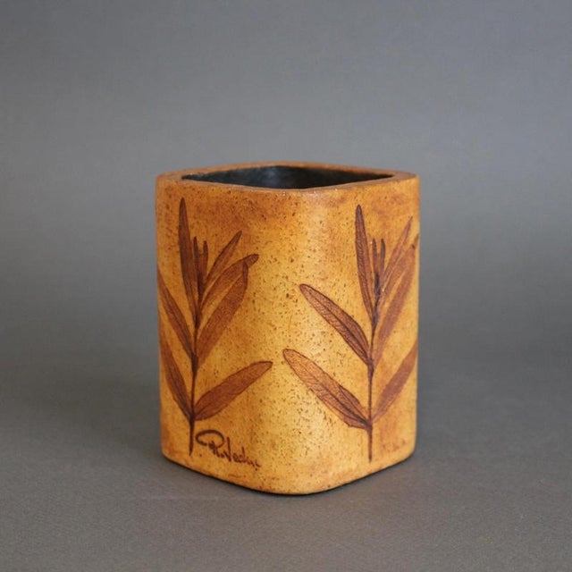 Vintage Stoneware Receptacle by Raymonde Leduc, 1960s For Sale - Image 3 of 8