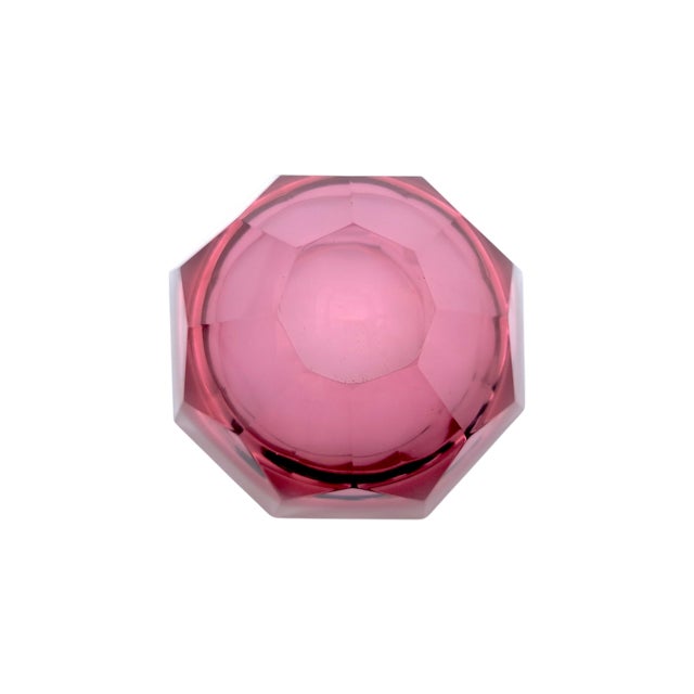 1970s Murano Sommerso Glass Ashtray by Flavoio Poli for Seguso, 1970s For Sale - Image 5 of 9