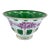 Moser-Style Hand Blown Glass Hand Painted Bowl For Sale