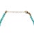 Birthstone December Turquoise Gold Bead Bracelet For Sale - Image 4 of 8