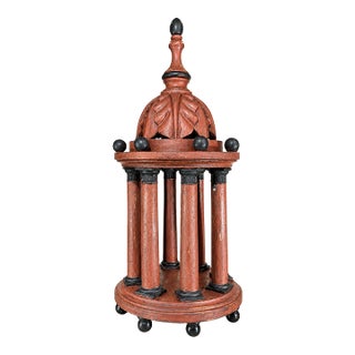 Handcrafted Rotunda Grand Tour Architectural Capriccio Model Miniature in Italian Neo-Classical Manner For Sale