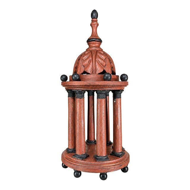 Handcrafted Rotunda Grand Tour Architectural Capriccio Model Miniature in Italian Neo-Classical Manner For Sale