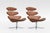 Iconic corona chairs by danish designer poul m. Volther, produced by erik jørgensen in the 1960s. A sculptural landmark of...