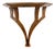 Global Views Sculptural Wood Wall Bracket Display Shelf For Sale