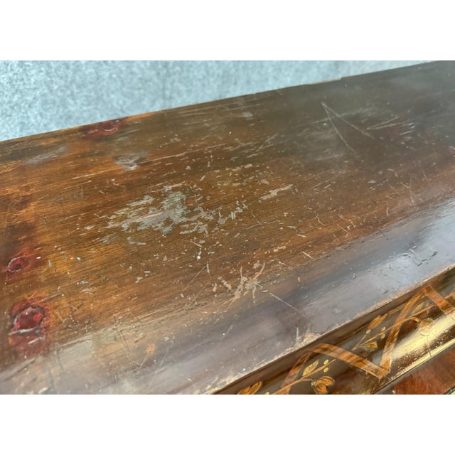 Early 1900’s Antique Heavily Inlaid Rolltop Desk For Sale - Image 17 of 17