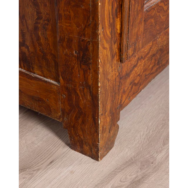 18th Century Classic Walnut Wood Wardrobe For Sale - Image 18 of 18