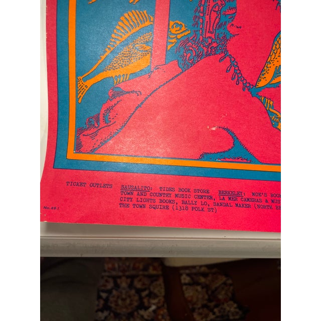 Abstract Moby Grape 1st Printing Fd49 Charlatans Family Dog Poster 1967 (60's) Rock Music Psychedelic Mid-Century Modern Art For Sale - Image 3 of 5