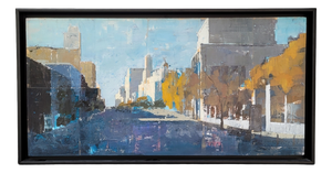 Miguel Carlos Montesinos Aragonés, Urban Landscape, Collage and Acrylic on Board