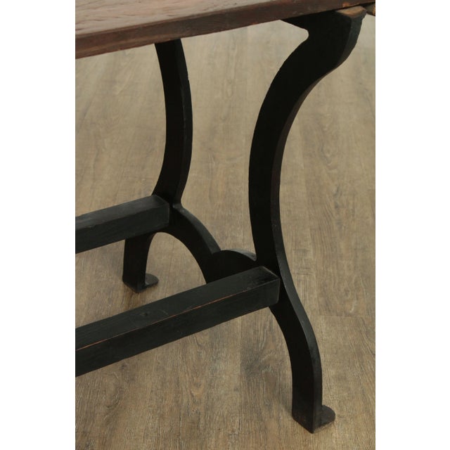 Rustic Custom Crafted Wood And Iron Table Chairish