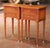 Late 20th Century Pair of Late 20th Century French Louis XVI Walnut Bedside Tables With Drawers For Sale - Image 5 of 15