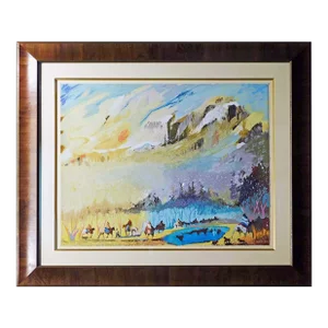 1990s Earl Biss "Spring of the Rainbow Warriors" Serigraph, New Custom Framed Hand Signed