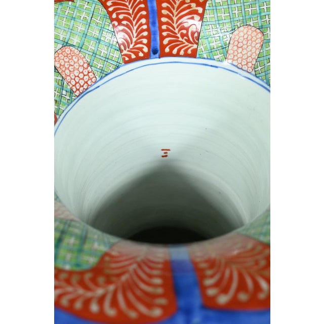 Antique Japanese Porcelain Vase For Sale - Image 5 of 18