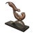 Vintage Bronze Balancing Swimming Otters Statue ~ Sculpture For Sale