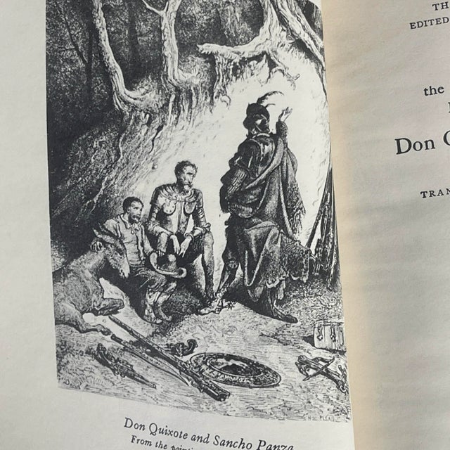 Green Vintage 1969 Edition Don Quixote by Cervantes Collier & Son Harvard Classics Hc For Sale - Image 8 of 13