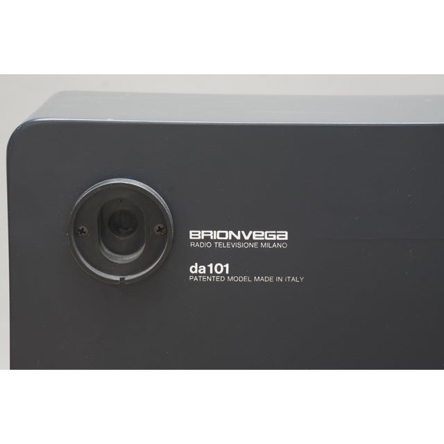 Concept 101 Turntable and DA 101 Speakers by Marco Zanuso, Roberto Lucci and Paolo Orlandini for Brionvega, 1974, Set of 3 For Sale - Image 14 of 18