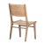 Contemporary Natural Teak & Wicker Dining Chair For Sale - Image 3 of 6