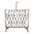 Antique Art Deco French European Iron Fireplace Screen For Sale