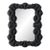 Jamie Young Baroque Mirror in Black For Sale