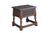 Gothic Antique English Jacobean Style Oak Carved Joint Stool Side End Table 18" For Sale - Image 3 of 11