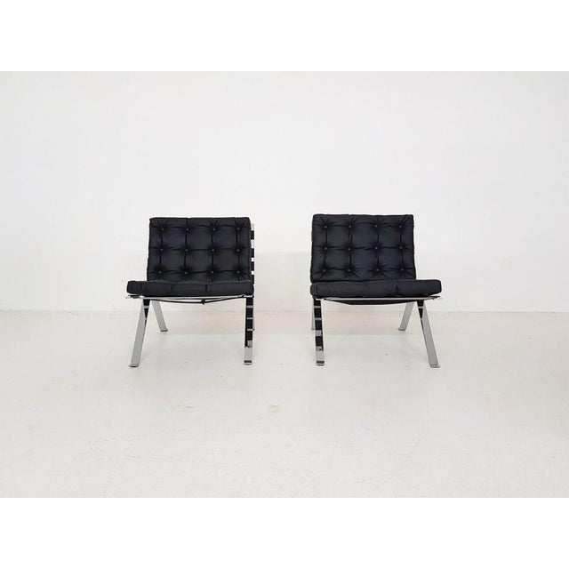 Set of Model Euro 1600 Lounge Chairs by Hans Eichenberger for Girsberger, 1960s For Sale - Image 3 of 14