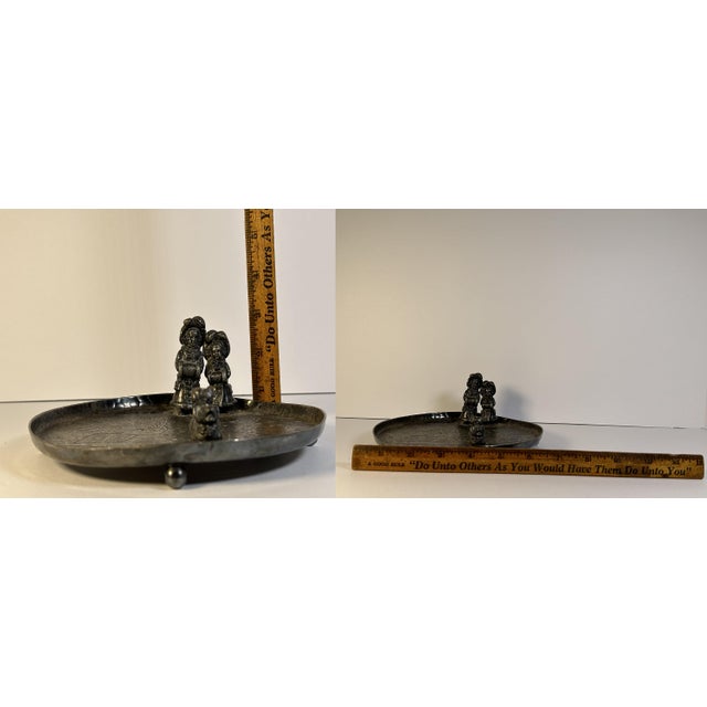 19th Century Victorian Silver-Plated Card Tray: Kate Greenaway Derby Silver Co. For Sale - Image 10 of 10
