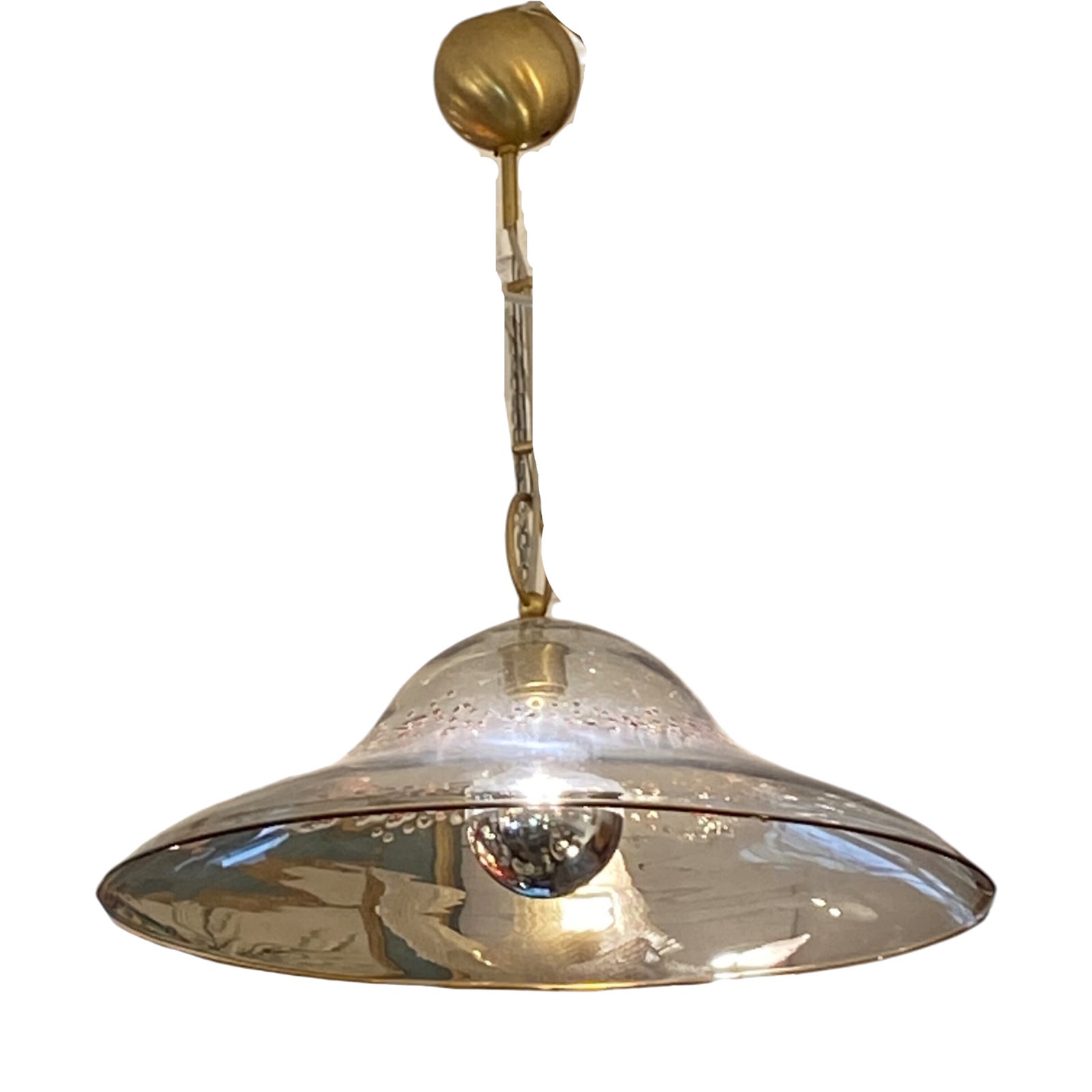 Murano Glass Colored Dot Lamp, 1970s | Chairish