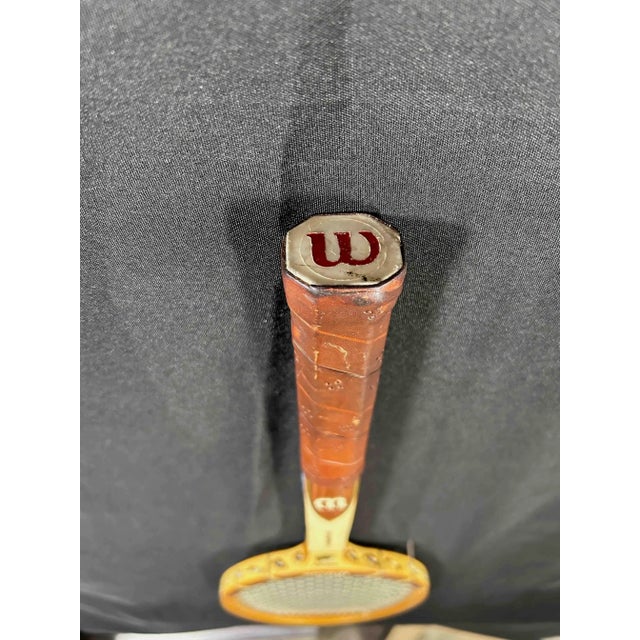 Billie Jean King Signed Tennis Racquet & Leather Case - 1970s For Sale - Image 12 of 13