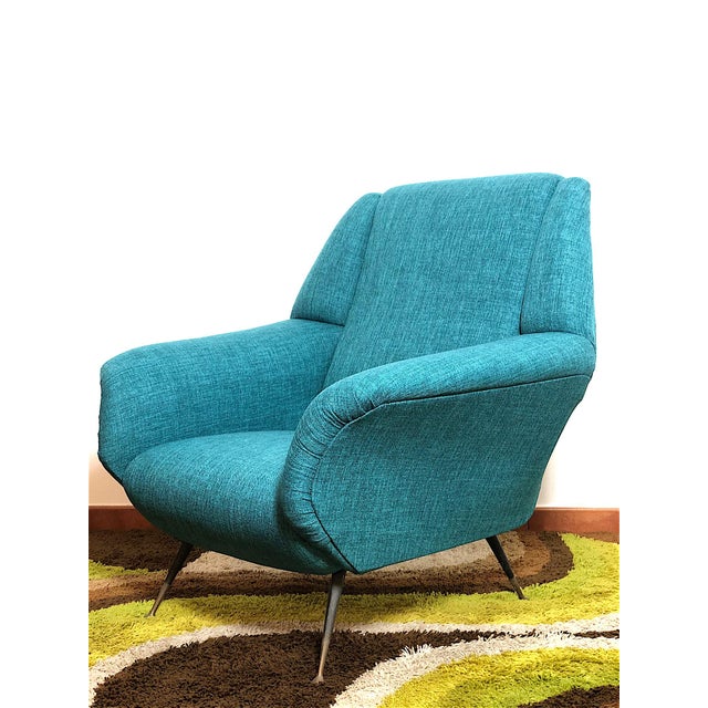 Vintage Chair by Gigi Radice for Minotti, 1950 For Sale - Image 4 of 16