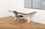 Model 5559 Pedestal Series Dining Table in White Coated Cast Aluminum and Resin with Walnut by George Nelson & Associates for Herman Miller, 1960 For Sale - Image 13 of 14