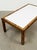 1990s 1990s Theodore Alexander Style Bamboo Faux Tortoiseshell Faux Goat Skin Large Regency Style Coffee Table For Sale - Image 5 of 12