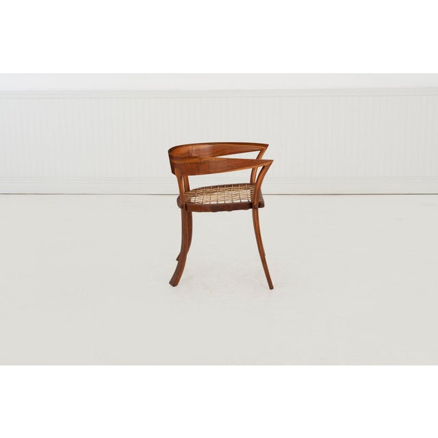 1980s Arthur Carpenter Espenet Curved Back Arm Chair 1980c. For Sale - Image 5 of 18