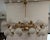 Murano Art Glass and Brass Midcentury Chandelier For Sale - Image 11 of 11