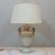 Ceramic Italian Porcelain Table Lamp with Golden Details, 1970s For Sale - Image 7 of 7