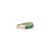Metal 1.59ct Stackable Natural Emerald Half Eternity Band Ring Size 9 in Solid 14k Gold For Sale - Image 7 of 15