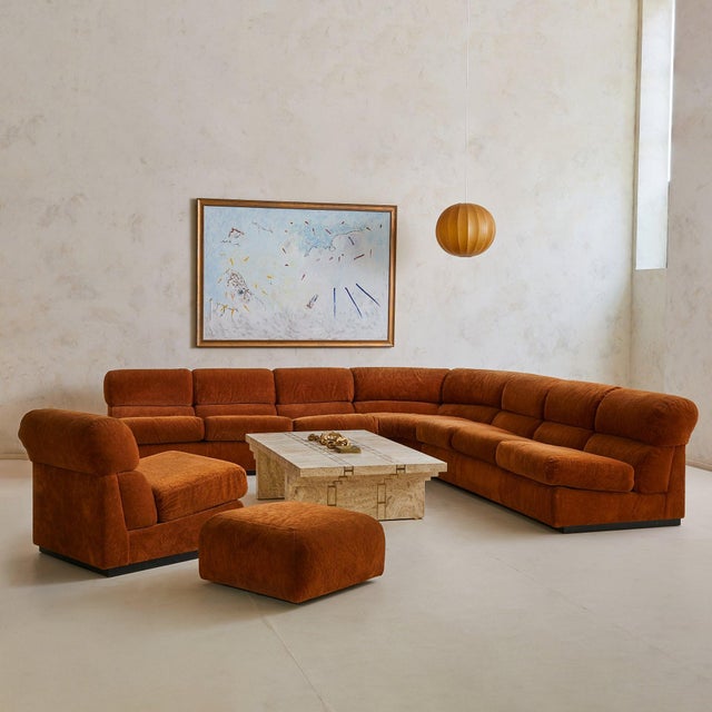 A rare 1960s Italian cocoon pendant featuring a metal frame and a 'cocoon' sprayed resin shade, mimicking the look of...