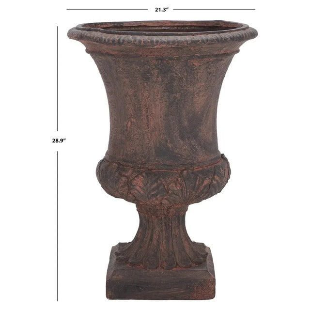 Contemporary Paven Planter - Brown For Sale - Image 3 of 6