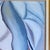 1980s Dark Iris, Unisigned Modernist Oil Painting After Gerogia O'Keeffe For Sale - Image 5 of 8