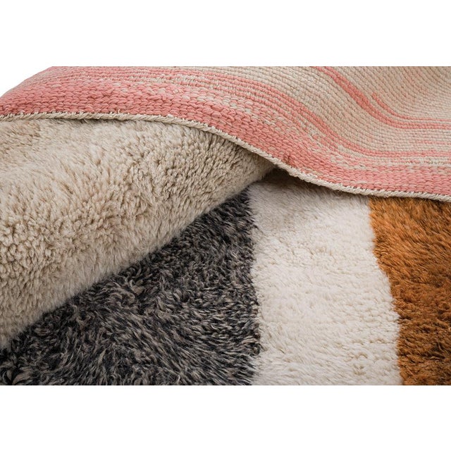 Textile Premium Hand-Knotted Moroccan Wool Rug | 12'5" X 8'9" | One of a Kind For Sale - Image 7 of 9