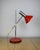 Mid-Century Modern Adjustable Orange Metal and Aluminum Table Lamp by Richard Essig, 1970s For Sale - Image 4 of 14