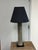 Metal Restoration Hardware 19th Century Zinc Column Table Lamp For Sale - Image 7 of 12