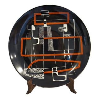 Karolina Decorative Plate in Porcelain, 1960s For Sale