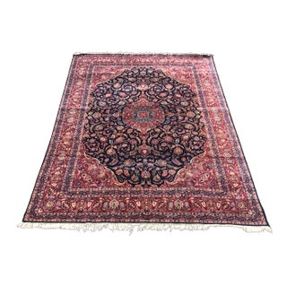 Vintage Floral Khashan Rug - 10′8″ × 14′8″ For Sale