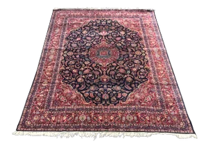Vintage Floral Khashan Rug - 10′8″ × 14′8″