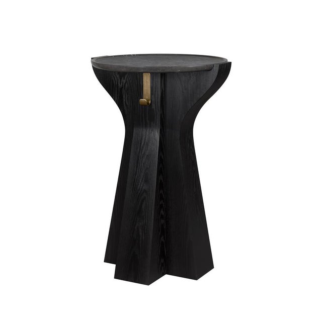 Black Grenfell Bar Table by Wood Tailors Club For Sale - Image 8 of 10