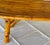 Wood Oversized 73" Mid-Century Curved Bamboo Sling Bench – Japanese Zen Style For Sale - Image 7 of 16
